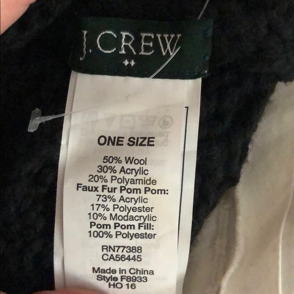 J.Crew Pom Beanie - Picture 2 of 2